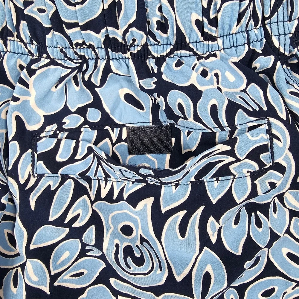 Coolibar‎ Swim Trunks Mens S Blue Floral Paisley UPF 50+ Sun Protection Shorts